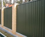 Забор из профнастила в Казани